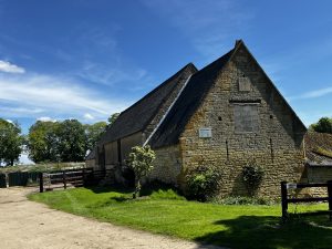An old Cotswold stone tithe barn